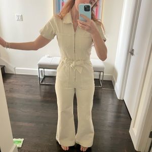 Good American denim jumpsuit!